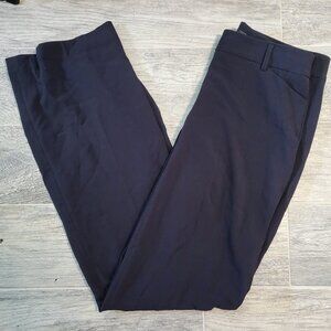 Apostrophe Pants Navy Blue Women's 6 Wide Leg Vanessa Trousers Dress Slacks